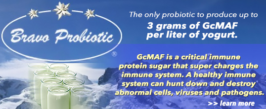 Bravo Probiotic Yogurt 4-Sets banner