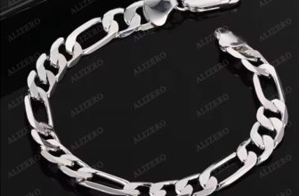 ALIZERO 925 Sterling Silver Chain Bracelet Set