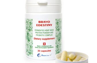 Bravo Edestiny Fermented HEMP Protein Capsules