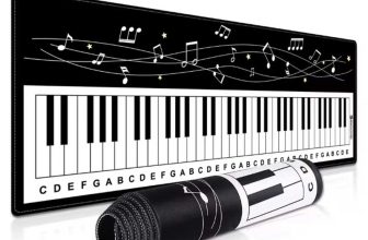 EXCO Piano Gaming Mouse Pad Large Computer Desk Mat