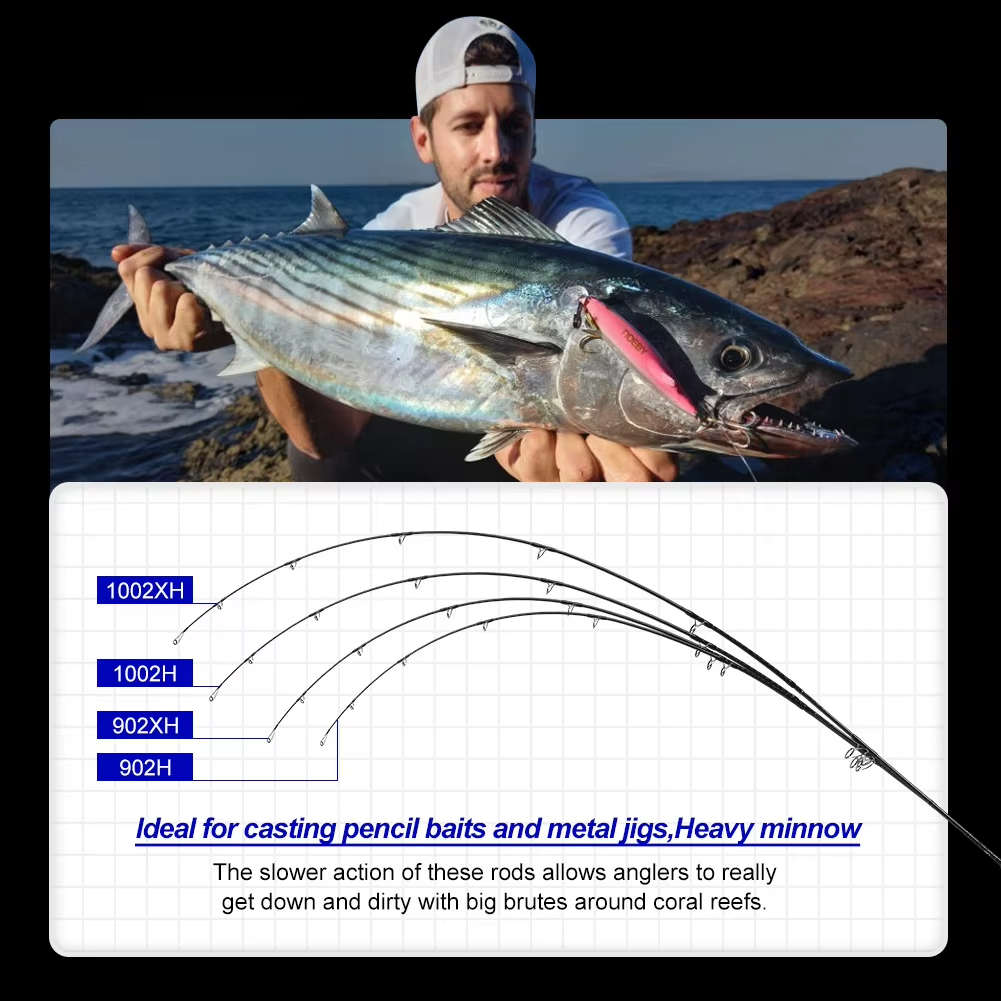 Noeby Stickbait Surf Spinning Rod full view