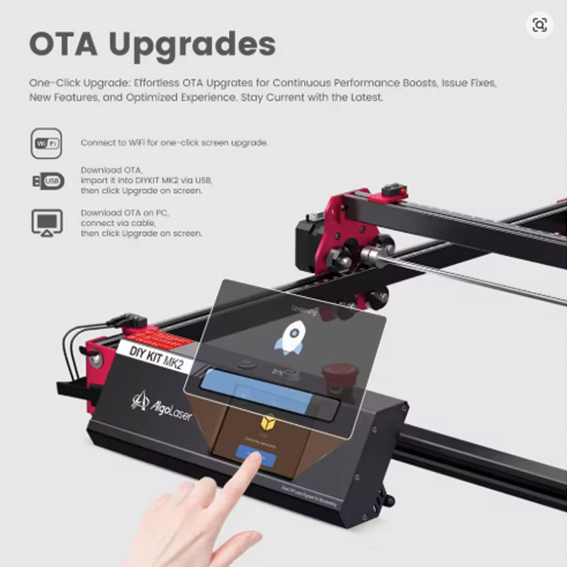 Algolaser MK2 Engraving on Wood