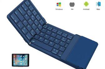 Portable Rechargeable Folding Bluetooth Keyboard