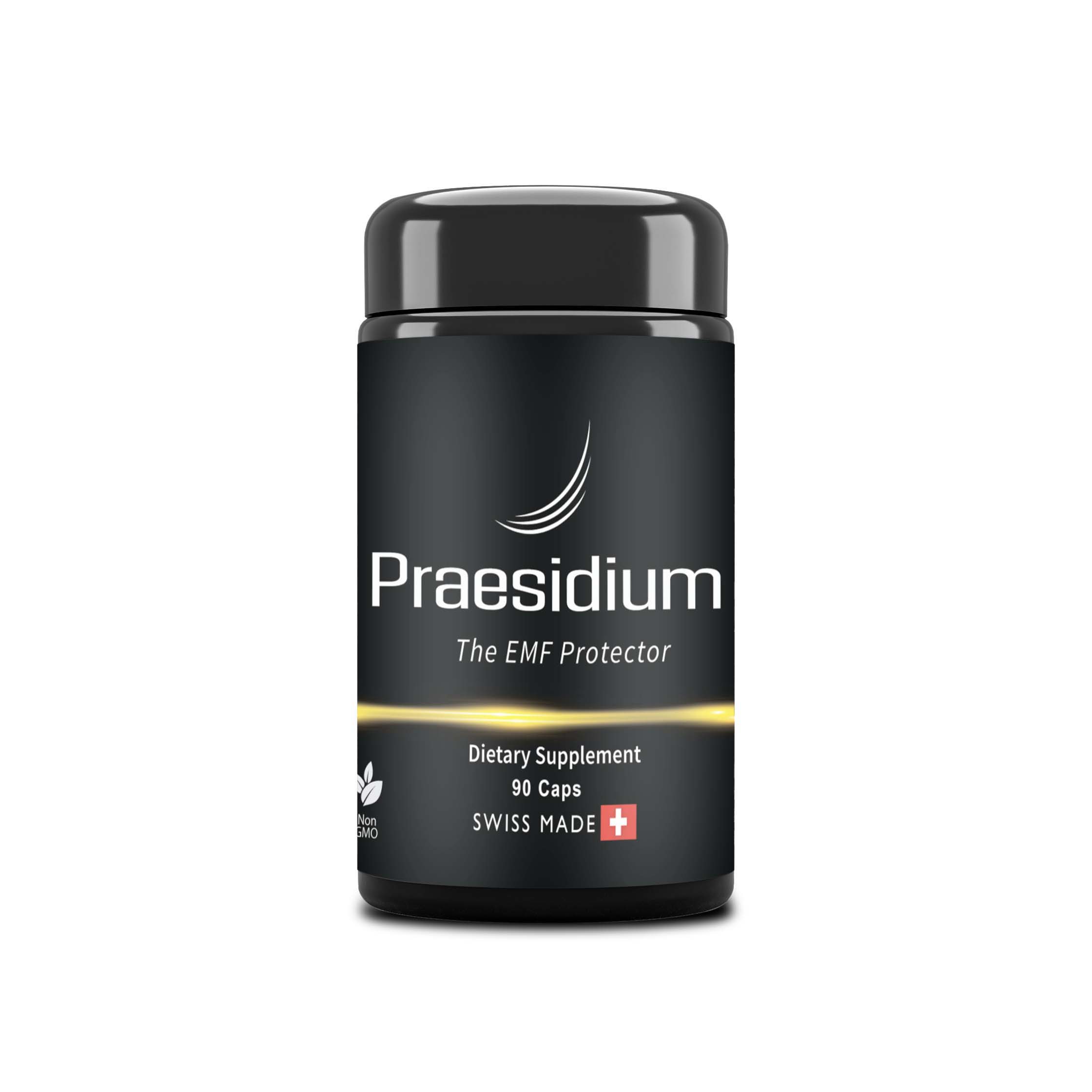 Praesidium bottle front alternate