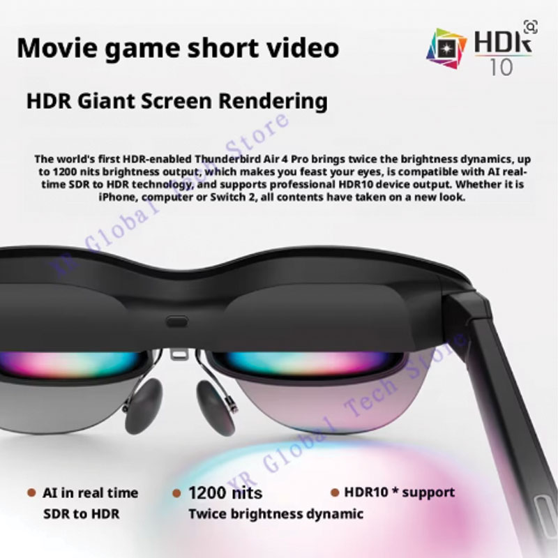 RayNeo Air 4 Pro side view