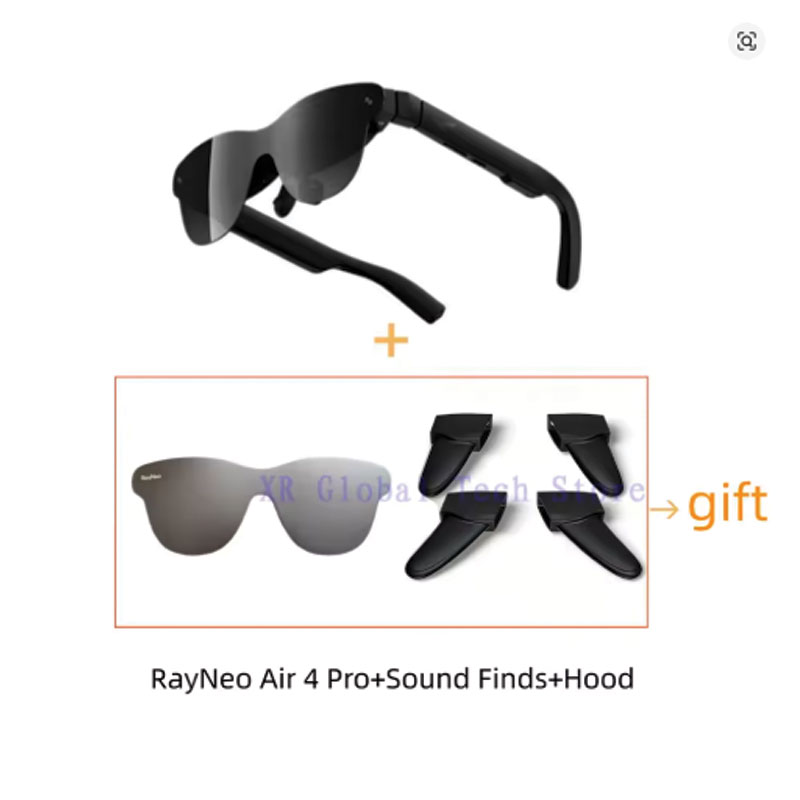 RayNeo Air 4 Pro Smart AR Glasses Front View