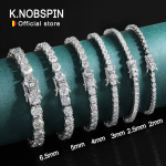 KNOBSPIN Moissanite Tennis Bracelet
