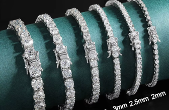 KNOBSPIN Moissanite Tennis Bracelet