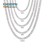 KNOBSPIN Moissanite Tennis Necklace