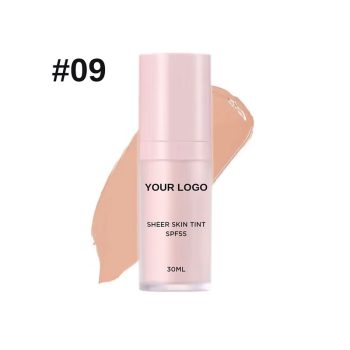 Private label SPF 55+ sunscreen cream