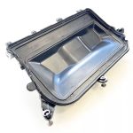Car fuel injector protective engine cover