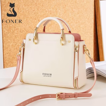 FOXER split leather women’s shoulder bag