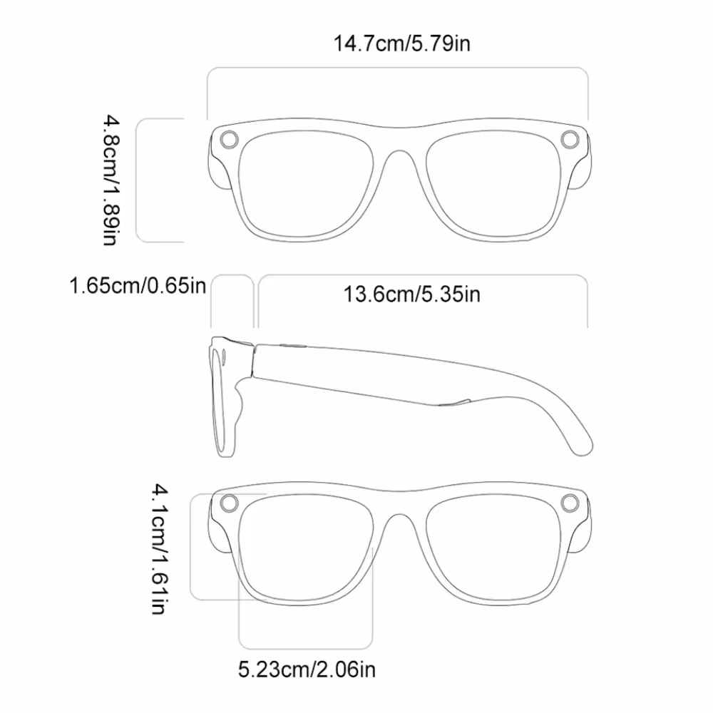 Smart glasses recording indicator