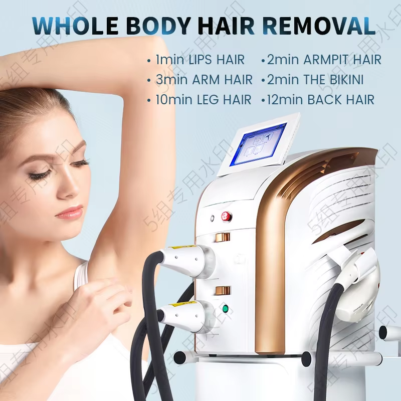 Nd:YAG laser handpiece for tattoo removal