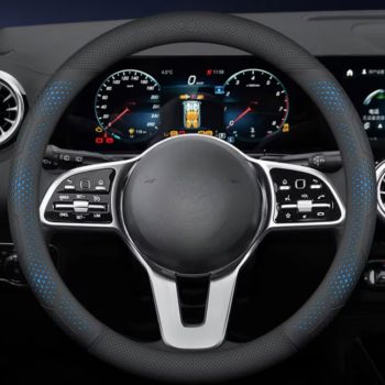 Premium Nappa Leather Car Steering Wheel Cover
