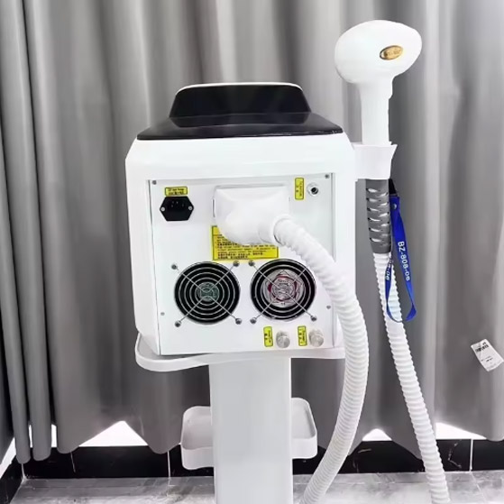 Laser treatment on skin