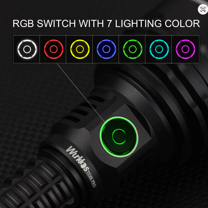 Durable Tactical Flashlight Design