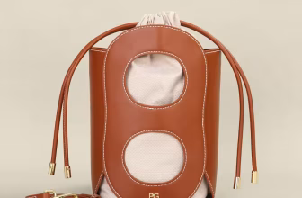 PG Women’s Luxury Hollow Design Crossbody Bucket Bag