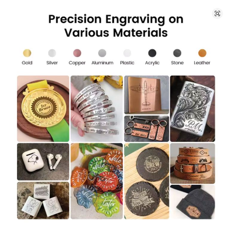 Close up of laser lens and focus