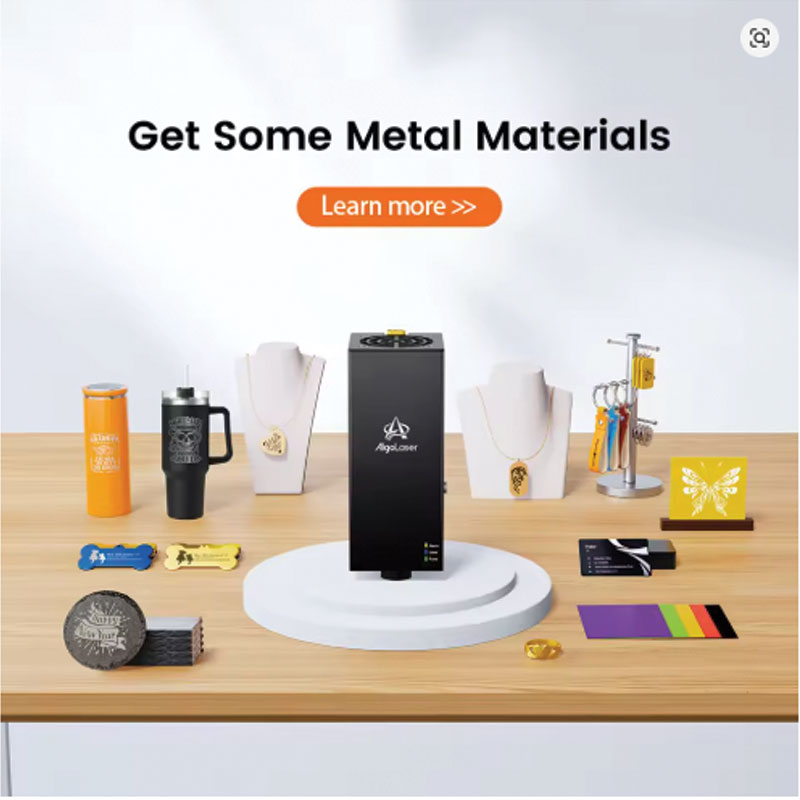 Metal materials compatible with AlgoLaser