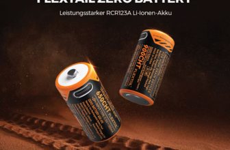 FLEXTAIL ZERO BATTERY – High Performance RCR123A Li-ion Battery