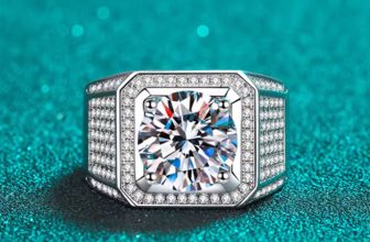 KNOBSPIN 5ct D Color Moissanite Eternity Ring
