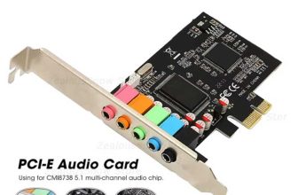 Kebidumei 5.1 PCIe Surround Sound Card with CMI8738 Chip