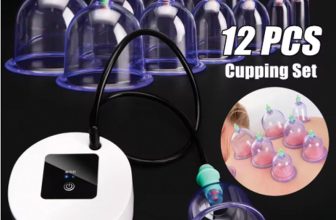 OIMG Electric Cupping Therapy Set Machine with 12 Vacuum Cups