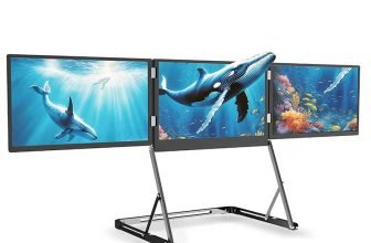 Rospider 14-inch Triple Portable Laptop Screen Extender