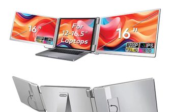 Rospider FHD IPS Portable Triple Screen Monitor Extender