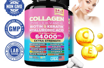 Vegocn Hydrolyzed Collagen & NAD+ Anti-Aging Capsules