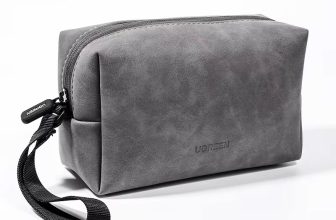UGREEN leather digital accessories organizer bag