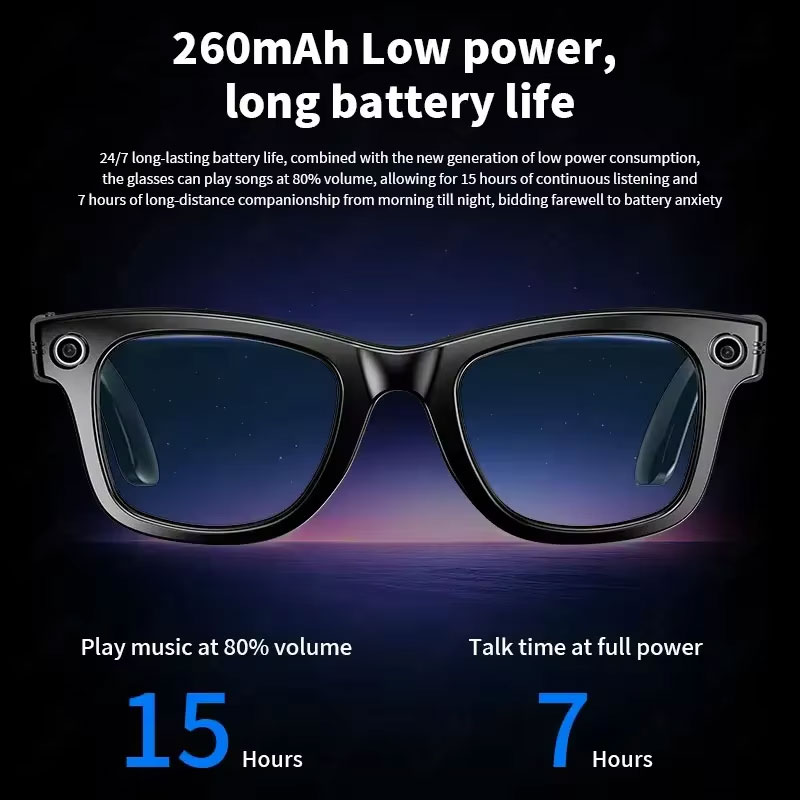 Guhuavmi W610 battery life infographic