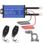 Car battery disconnect isolator switch