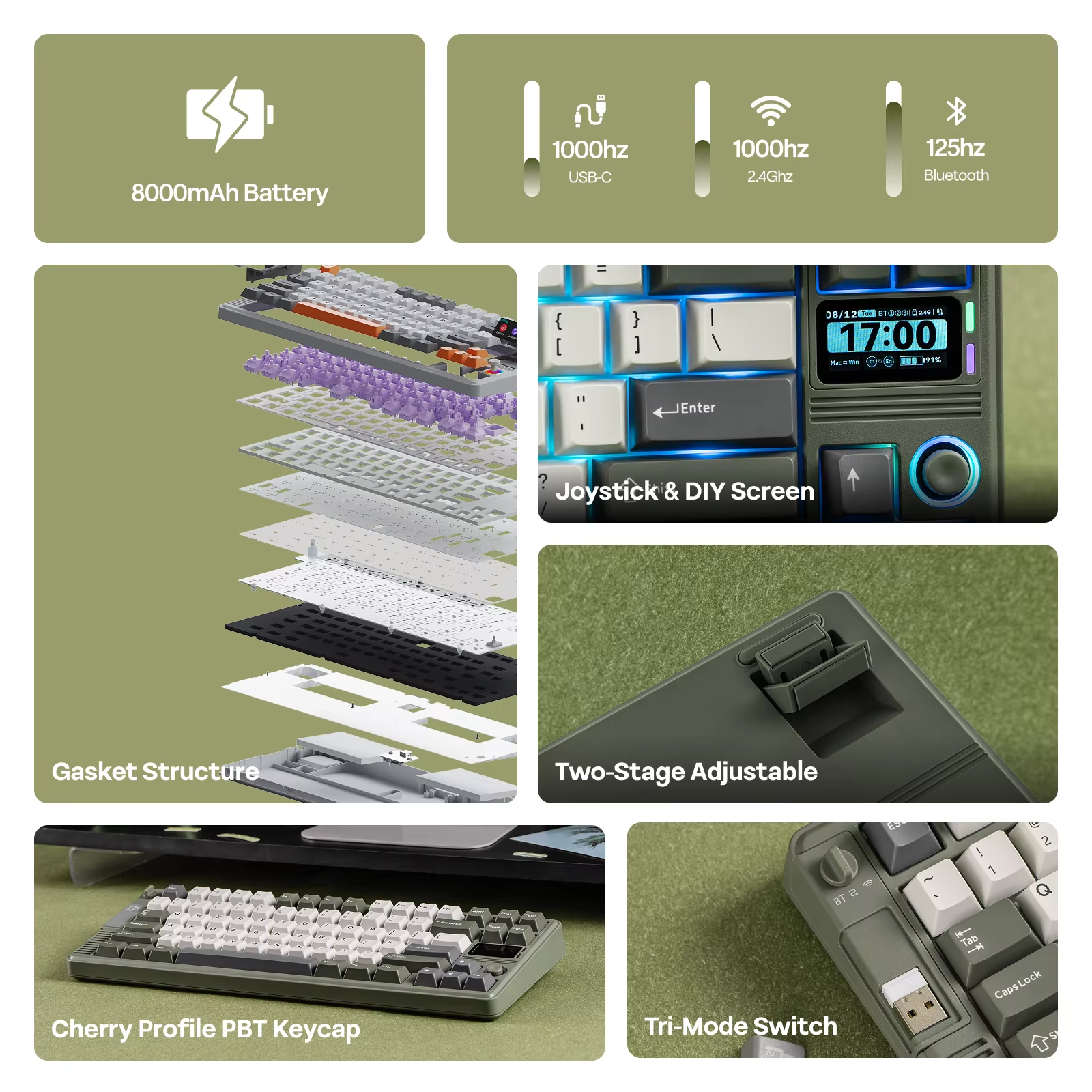 EPOMAKER RT85 Wireless Mechanical Keyboard