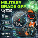 2026 outdoor GPS smartwatch with flashlight