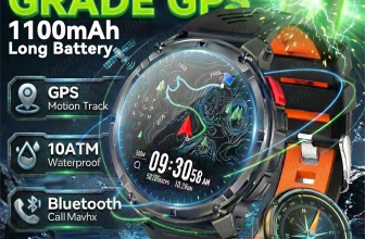 2026 outdoor GPS smartwatch with flashlight