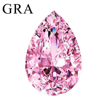 Real pink VVS1 moissanite loose stones