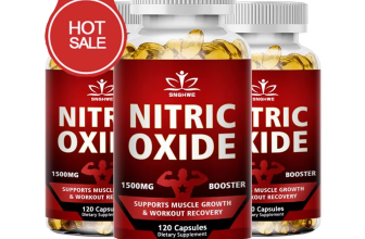 Nitric oxide booster pre-workout L-arginine supplement