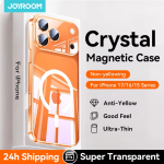 Joyroom Crystal Magnetic Anti-Yellow Case for iPhone 15/16/17 Series