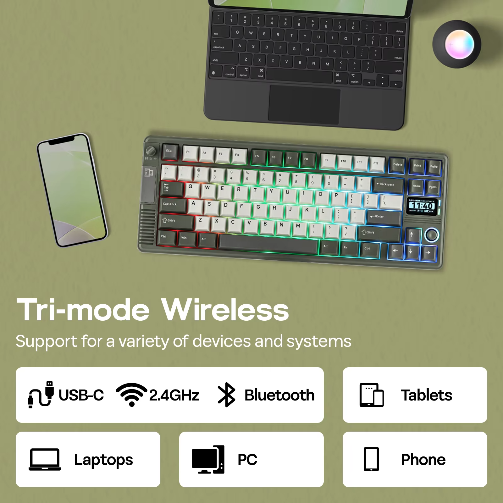 EPOMAKER RT85 Hot-Swappable Keys