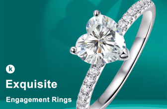 Heart moissanite 925 silver engagement ring
