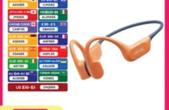 Sanag B77S IPX8 Bone Conduction Swimming Earphones