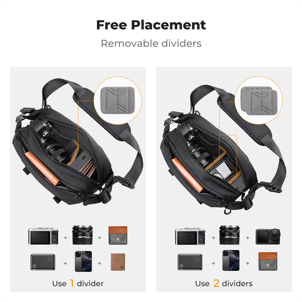 KF Concept 4L Camera Sling Bag