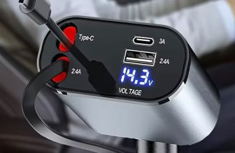 4 in 1 retractable car charger