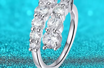 Smyoue 10 gems full moissanite ring