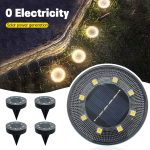LED outdoor solar power floor lamps