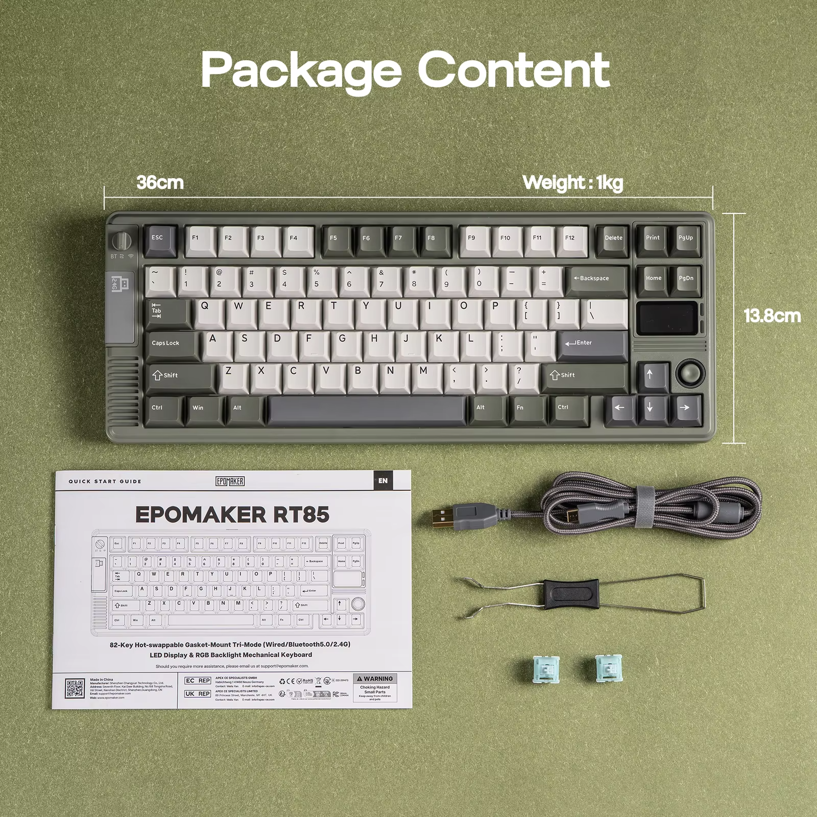EPOMAKER RT85 Mechanical Keyboard
