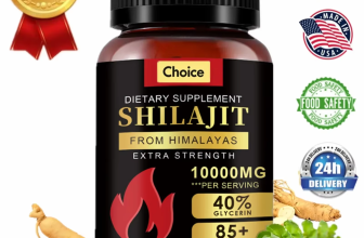 High purity Shilajit capsules for men