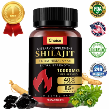 High purity Shilajit capsules for men